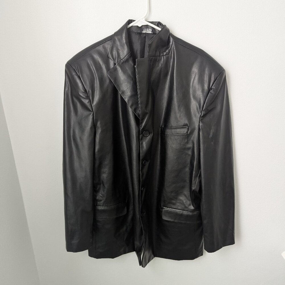 Midtown Men's Faux Leather Jacket, 46R